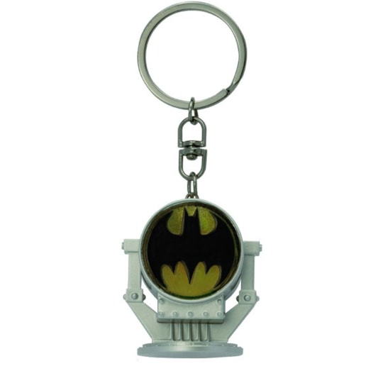 Chaveiro 3D Bat-Sinal Bat-Signal de metal que acende Batman Abysse Abystyle Studio