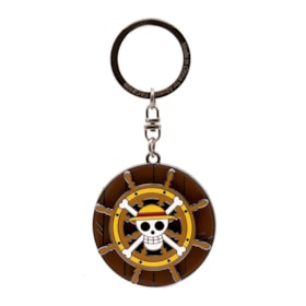 Chaveiro 3D Leme do Thousand Sunny de metal que gira - One Piece - Abystyle Abysse
