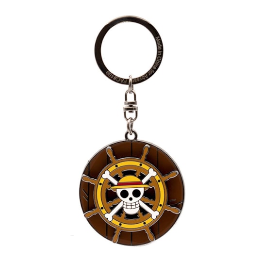 Chaveiro 3D Leme do Thousand Sunny de metal que gira - One Piece - Abystyle Abysse