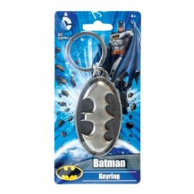 Chaveiro Batman de Metal Logo Monogram -  Pewter Keyring - DC Comics