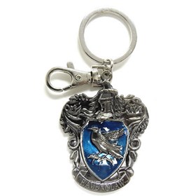 Chaveiro Casa Corvinal de Metal Monogram - Harry Potter Ravenclaw Crest Pewter Keyring