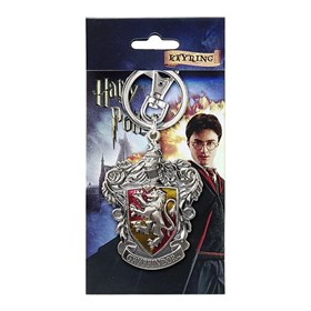 Chaveiro Casa Grifinória de Metal Monogram - Harry Potter Gryffindor Crest Pewter Keyring