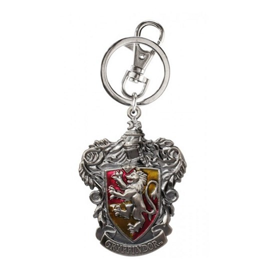 Chaveiro Casa Grifinória de Metal Monogram - Harry Potter Gryffindor Crest Pewter Keyring