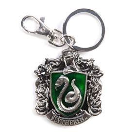 Chaveiro Casa Sonserina de Metal Monogram - Harry Potter Slytherin Crest Pewter Keyring