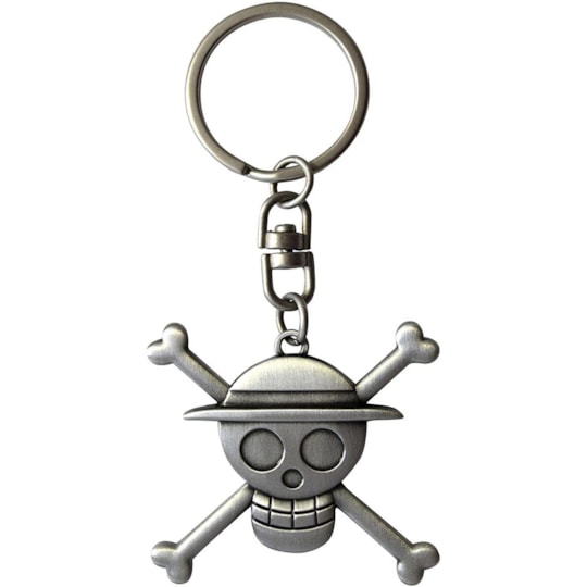 Chaveiro dos Chapéu de Palha de metal - Luffy One Piece - Abysse