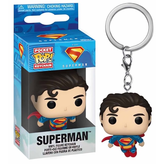 Chaveiro Funko Pocket Superman Movie 2025 - DC Comics
