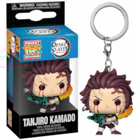 Chaveiro Funko Pocket Tanjiro Sun Breathing - Demon Slayer