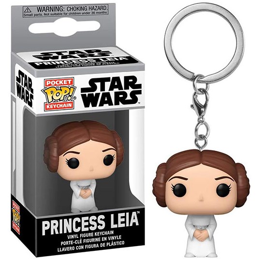 Chaveiro Funko Pop Princess Leia Keychain - Star Wars