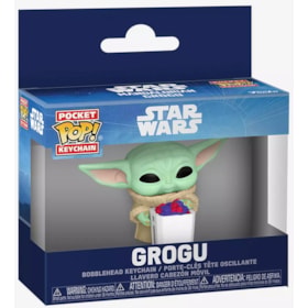 Chaveiro Grogu Funko Pocket Pop keychain - The Mandalorian and Grogu - Star Wars
