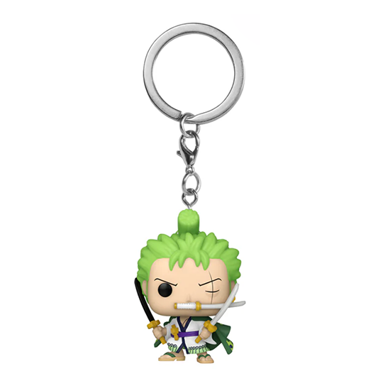 Chaveiro Roronoa Zoro Pocket Pop One Piece Funko