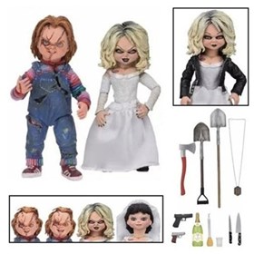 Chucky e Tiffany 2-pack Ultimate Figures - Bride of Chucky - NECA