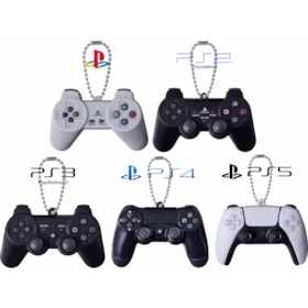 Coleção Completa Chaveiros com som Playstation Game Start Sound Collection 30 anos Bandai
