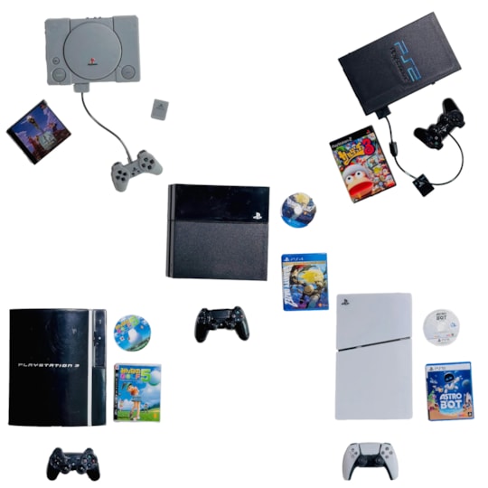 Coleção Completa The History Collection Playstation Takara Tomy Arts