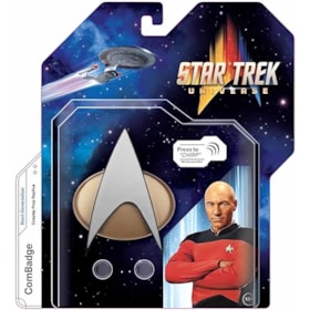 Comunicador Chirping Communicator Badge - Star Trek The Next Generation - Fametek
