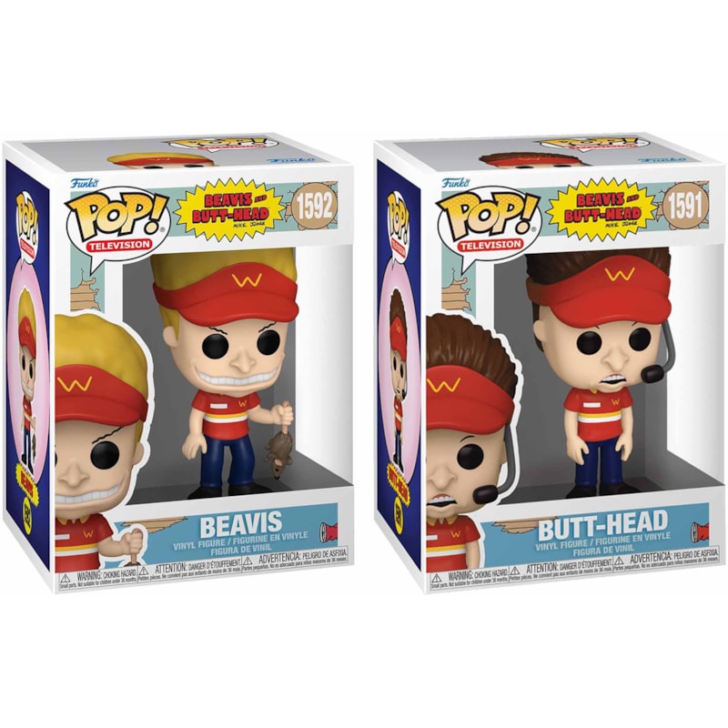 Conjunto Funko Pop Beavis #1592 and Butthead #1591 - Beavis and ...