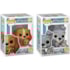 Conjunto Funko Pop Dama #1553 e o Vagabundo #1554 - 70th Anniversary Lady & the Tramp - Disney