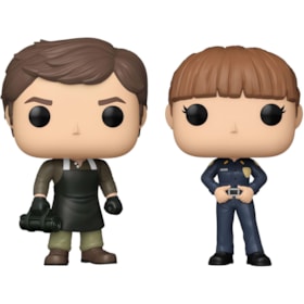 Conjunto Funko Pop Dexter #1695 e Debra #1696 - Morgan Dexter