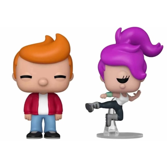 Conjunto Funko Pop Fry e Leela #1755 e #1758 - Futurama