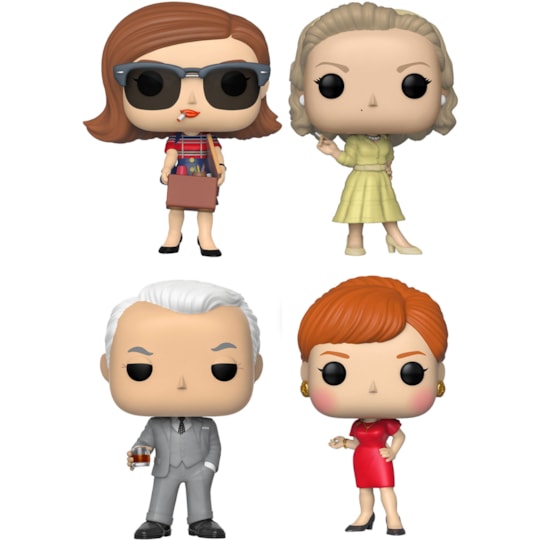 Conjunto Funko Pop Madmen #909 a #912