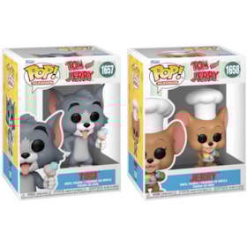 Conjunto Funko Pop Tom & Jerry #1657 e #1658