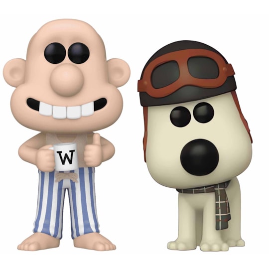 Conjunto Funko Pop Wallace & Gromit #1744 e #1745
