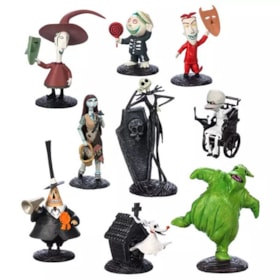 Conjunto Jack Skellington O Estranho Mundo de Jack Figurine Set Disneystore