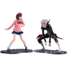 Conjunto Momo Ayase e Okarun Transformed Tenitol - Dan Da Dan - Furyu