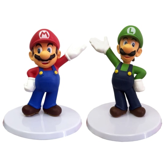 Conjunto Super Mario e Luigi Standard Figure Nintendo