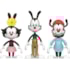 Conjunto Wakko Yakko e Dot Reaction Figures - Animaniacs - Super7