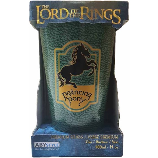 Copo de vidro da Pousada do Pônei Saltitante Prancing Poney - O Senhor dos Anéis - The Lord of the Rings - Abysse