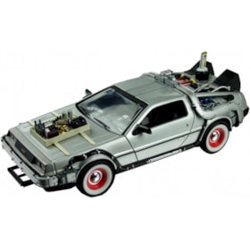 Delorean Time Machine Escala 1/24 De Volta para o Futuro Part 3 - Back to the Future - Welly