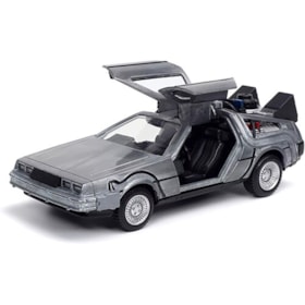 Delorean Time Machine Escala 1/32 De Volta para o Futuro Part 1 - Back to the Future - Jada Toys