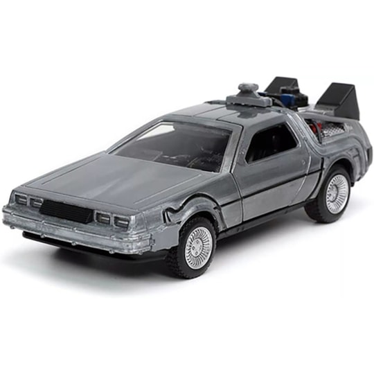 Delorean Time Machine Escala 1/32 De Volta para o Futuro Part 1 - Back to the Future - Jada Toys