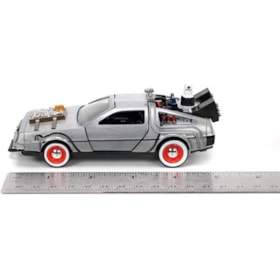 Delorean Time Machine Escala 1/32 De Volta para o Futuro Part 3 - Back to the Future - Jada Toys