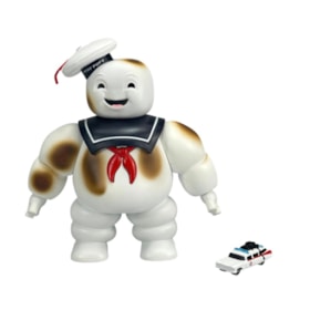 Diorama Stay Puff e Ecto-1 Ghostbusters Caça-Fantasmas Jada Toys