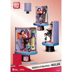 Diorama Wreck-It Ralph 2 DS-054 Mulan D-Stage Dream Select Previews Exclusive - Detona Ralph - Disne