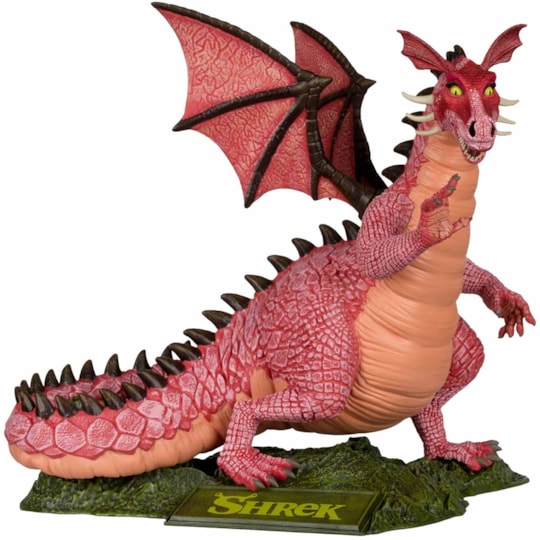 Dragão do Shrek 30 cm Movie Maniacs Gold Label Mcfarlane