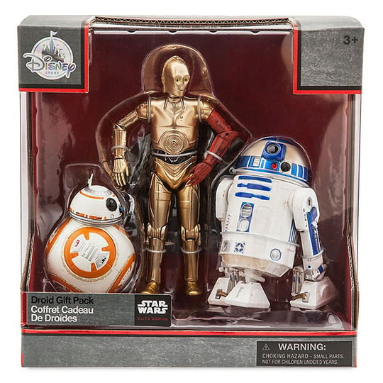 Droid Gift Pack C-3PO R2-D2 BB-8 Die Cast Action Figure Elite Series Star Wars Disney Store