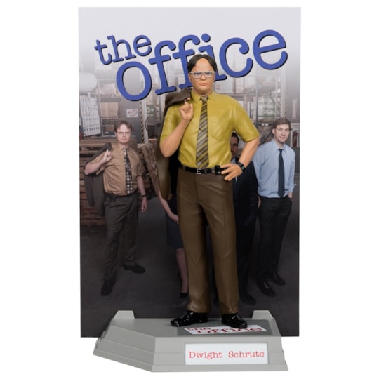 Dwight Schrute 6" Posed Figure The Office Movie Maniacs Mcfarlane