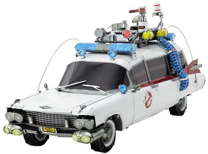 Ecto- 1 Premium Series Ghostbusters Kit de Montar de Metal - Metal