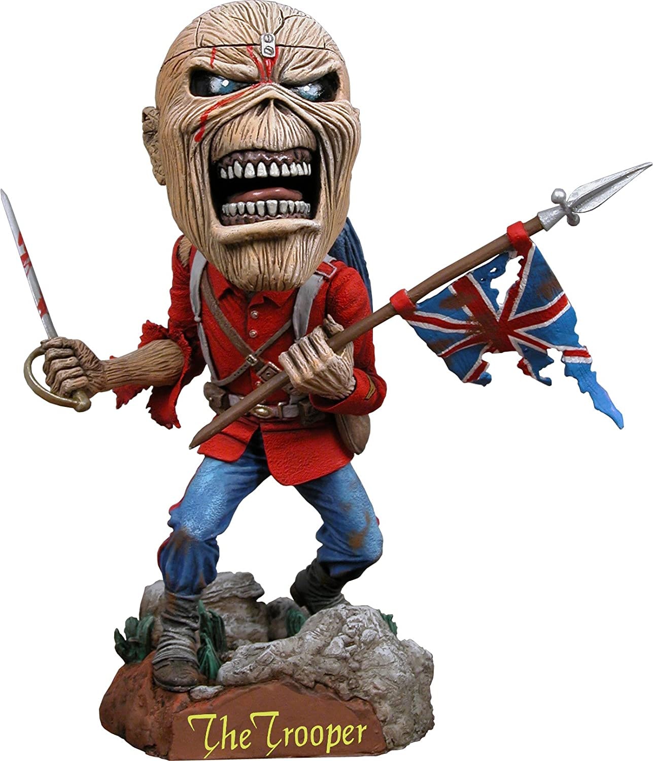 Eddie The Trooper Head Knocker - Iron Maiden - NECA - Geek Fanaticos