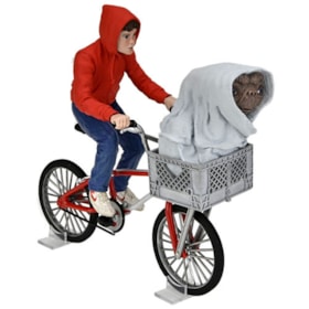 Elliott e E.T. on Bicycle 40th Anniversary 7" Scale Figures - NECA