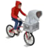 Elliott e E.T. on Bicycle 40th Anniversary 7" Scale Figures - NECA