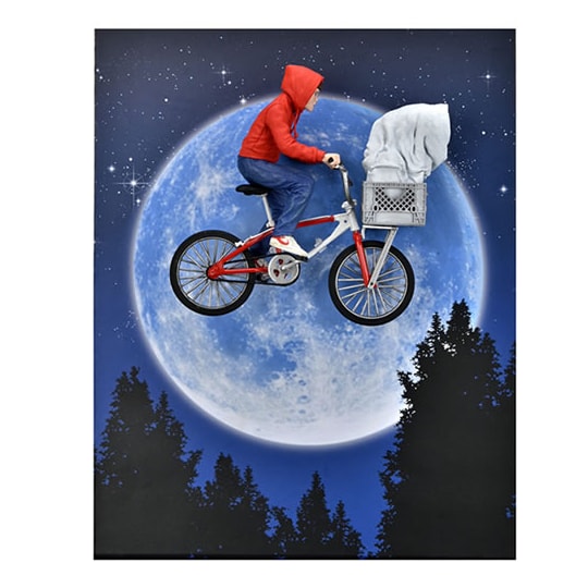 Elliott e E.T. on Bicycle 40th Anniversary 7" Scale Figures - NECA