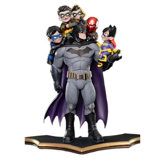 Estátua Batman Family 37 cm Q-Master Quantum Mechanix
