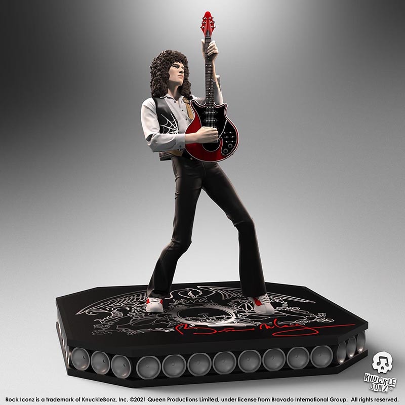 Conjunto Completo Banda Queen Knucklebonz - Rock Iconz Statue