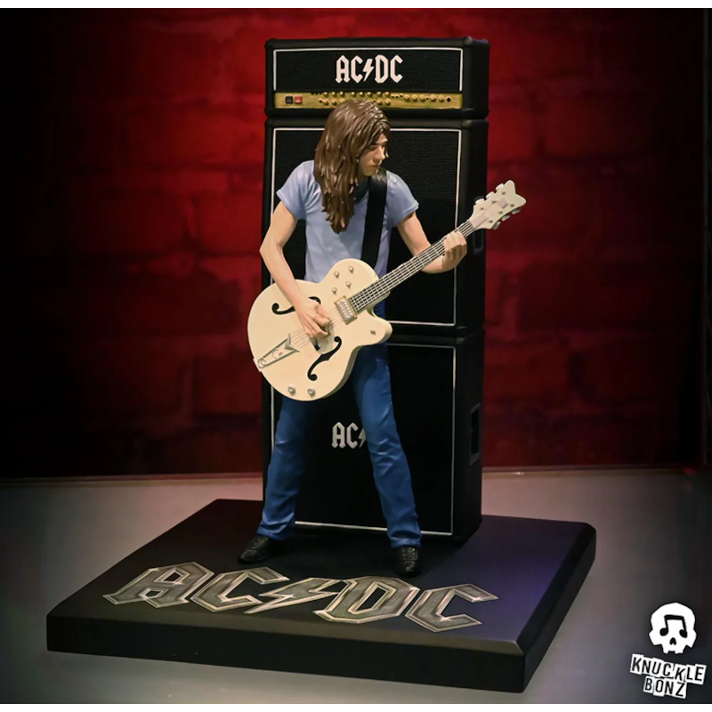 Estátua Conjunto Angus Young e Malcom Young - AC/DC - Rock Iconz Statue ...