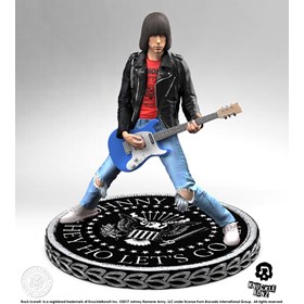 Estátua Johnny Ramone KnuckleBonz - The Ramones - Rock Iconz Statue