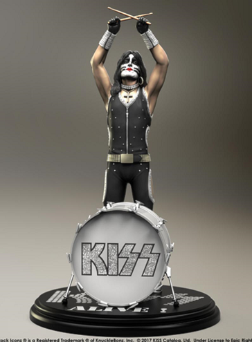 Estátua Kiss The Catman - Alive! KnuckleBonz - Rock Iconz Statue