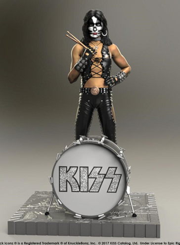 Estátua Kiss The Catman - Hotter Than Hell Knucklebonz - Rock